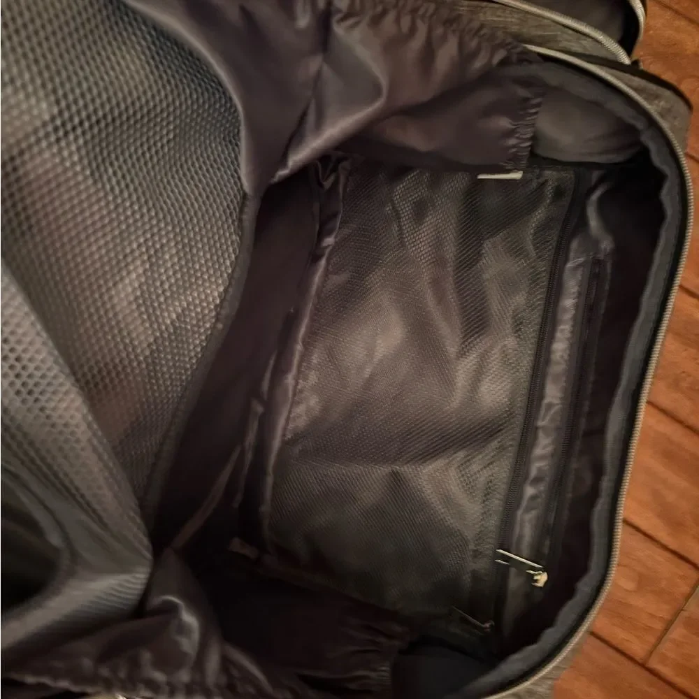Hafmall Diaper Bag, Convertible Travel Bag with Insulated Pockets,‎ Gray, Large